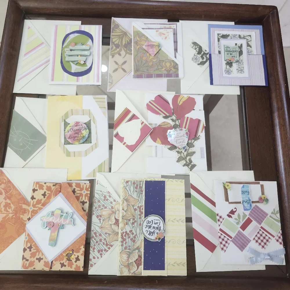 “Christian Greeting Cards Set of 8 • Scripture • Faith Gifts • All-Occasion●